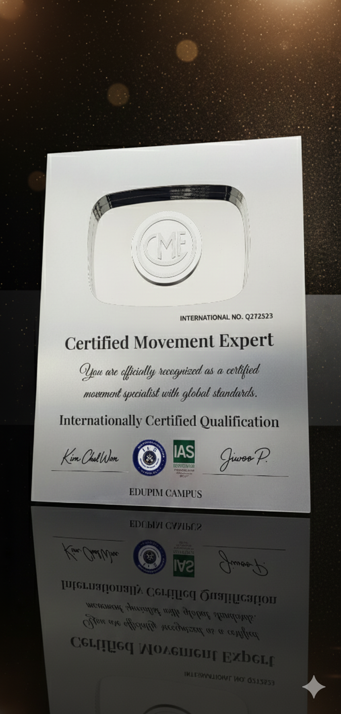 International certification plaque